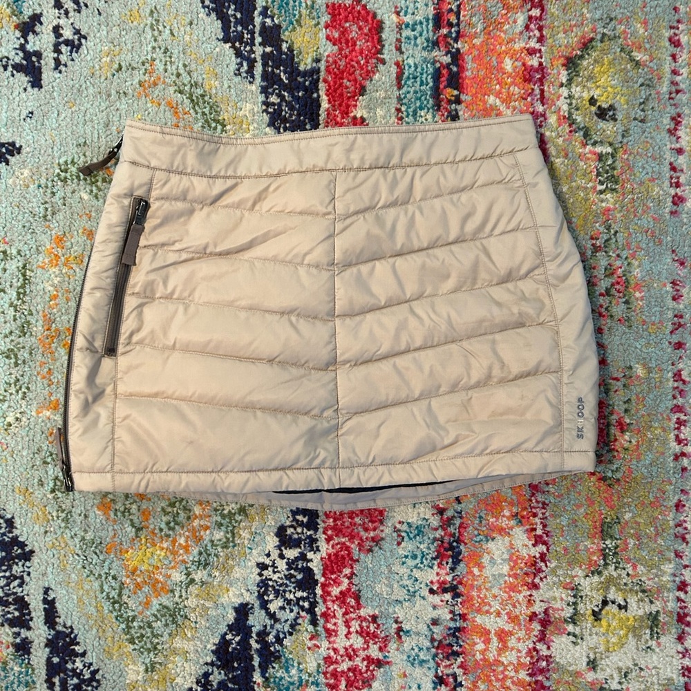 Skhoop Mini Down Skirt - medium - tan